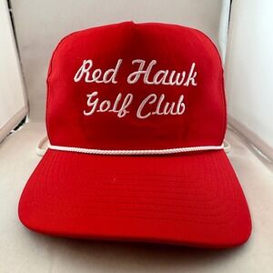 Imperial Golf Hat Red Hawk Golf Club Arthur Hills‎ Classic Snapback